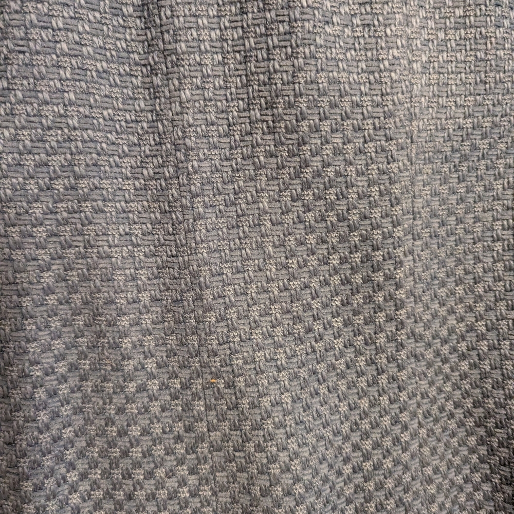 VTG 90s Sag Harbor Blue Multi Tweed 3/4 Length Lined Blazer Coat Women's 12 - Picture 5 of 11